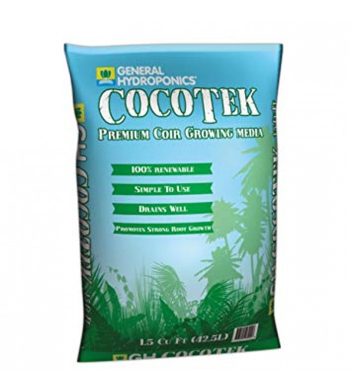 Готовый кокосовый субстрат CocoTek Premium Coir GHE 50 л купить в Украине