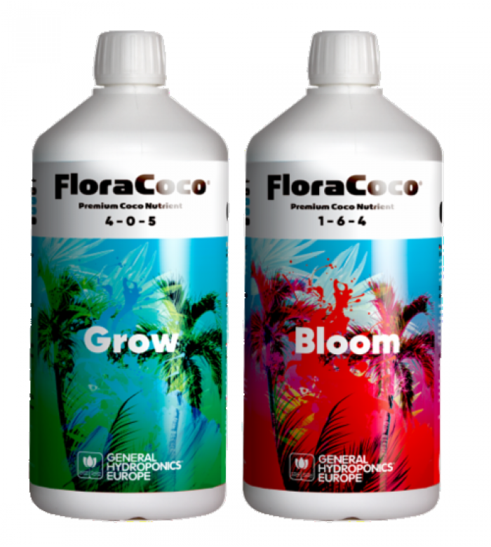 Удобрение набор GHE Flora Coco Grow + Bloom 1L купить в Украине